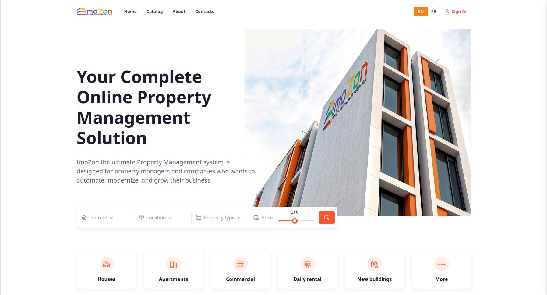 IMONZONE website