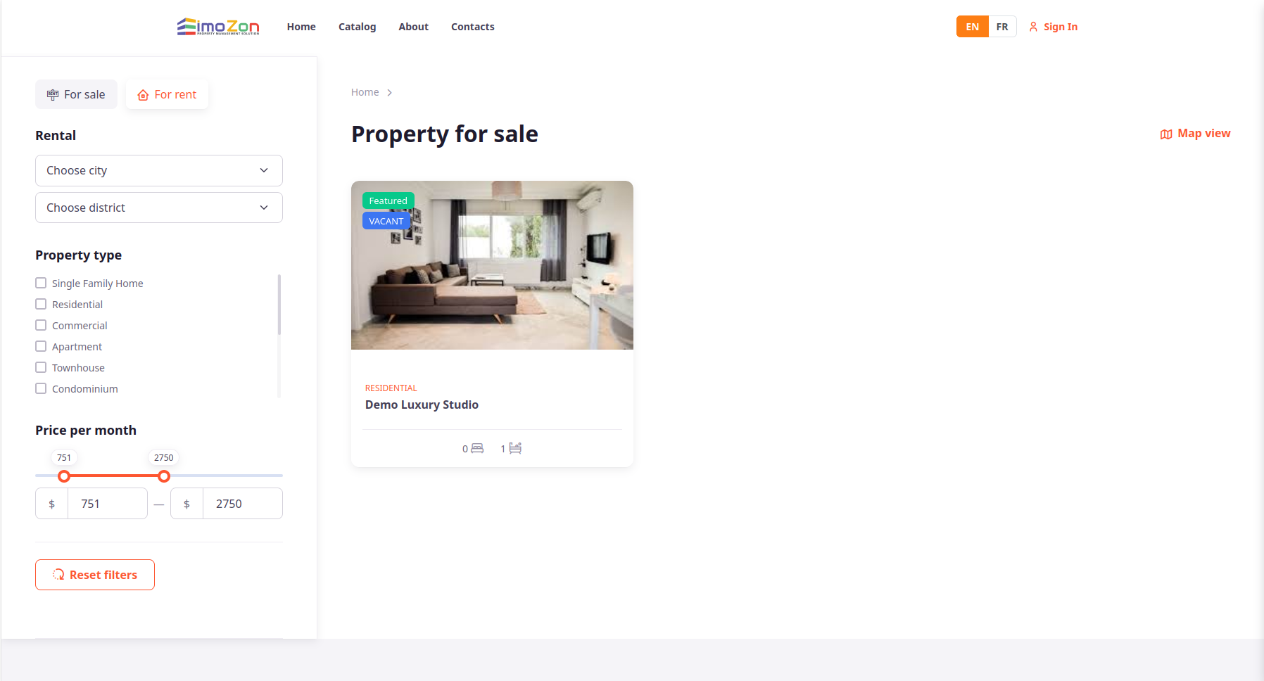 IMOZONE Website